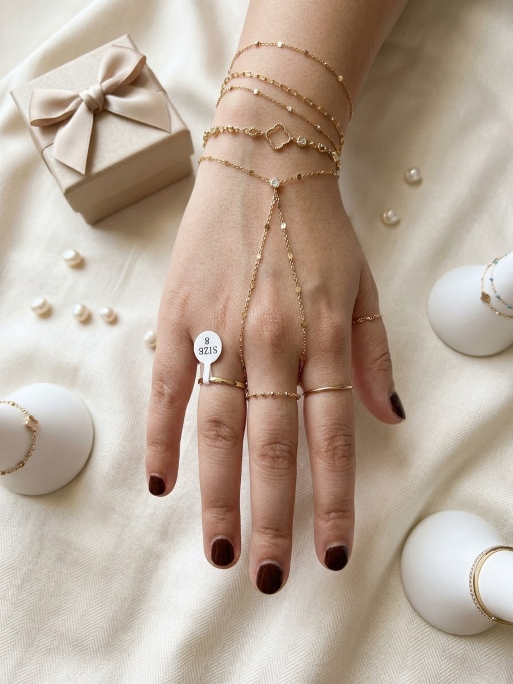 Stainless Steel Thick Flat Band Ring Size 8 | Modern Minimalist Stacking Ring